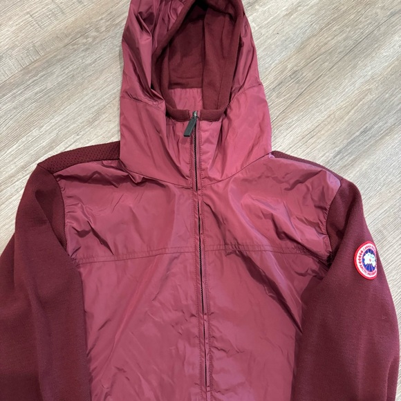 Canada Goose Windbridge Hooded Zip Up Jacket in Elderberry - Picture 3 of 11